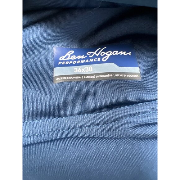Ben‎ Hogan Performance Mens Golf Pants 36x30 Blue Polyester Blend - Picture 6 of 6